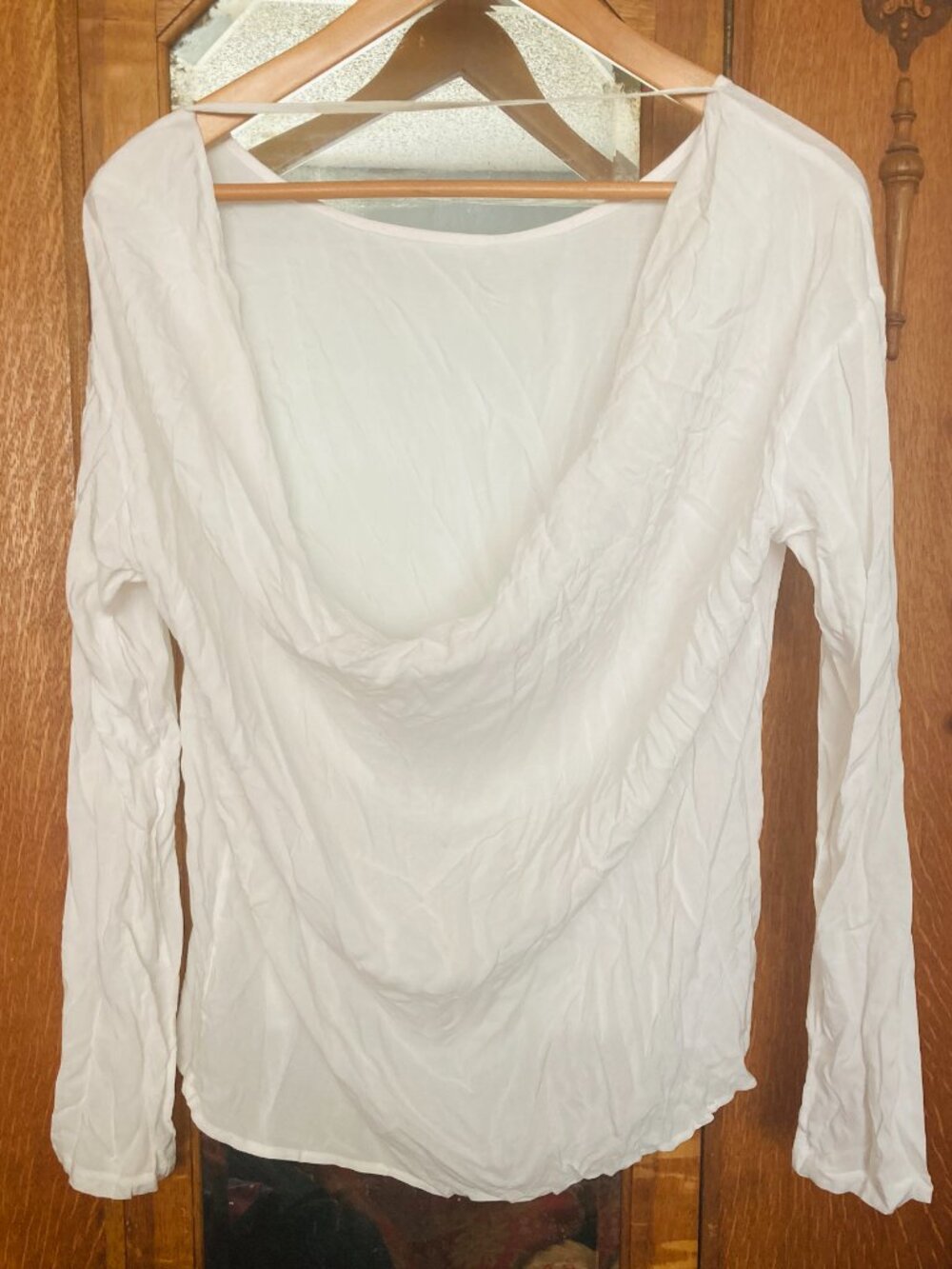 Silky Vintage YFB Young, Fabulous & Broke Cowl back Top. S/M - Picture 2 of 8